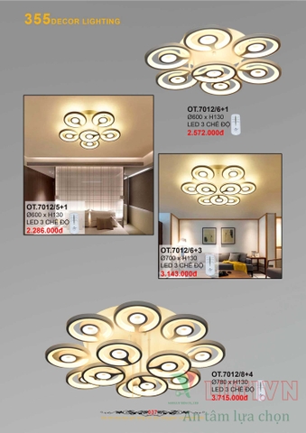 CATALOGUE BẢNG GIÁ ĐÈN LED TRANG TRÍ 355 NĂM 2021