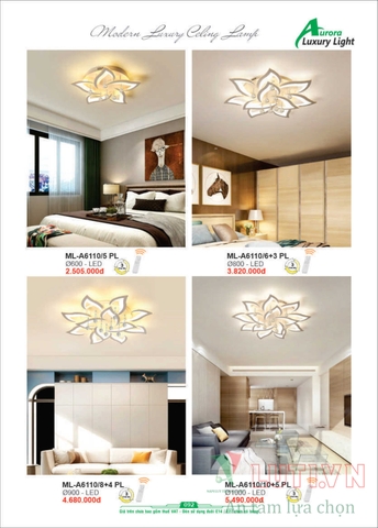 CATALOGUE BẢNG GIÁ ĐÈN LED TRANG TRÍ AURORA 2022