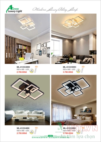 CATALOGUE BẢNG GIÁ ĐÈN LED TRANG TRÍ AURORA 2022