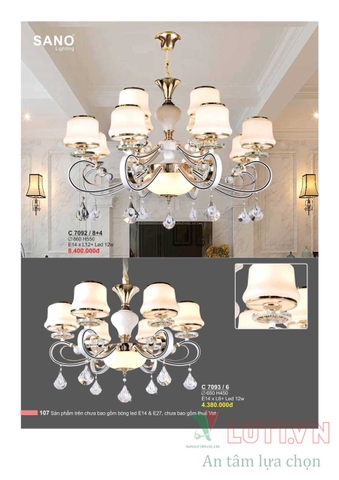 CATALOGUE BẢNG GIÁ ĐÈN LED TRANG TRÍ SANO 2021 (PHẦN 1)