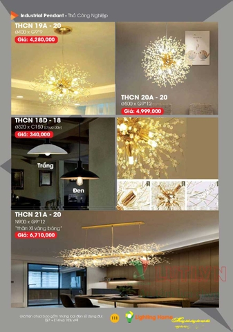 CATALOGUE ĐÈN TRANG TRÍ LIGHTING&HOME 2022 (P1)