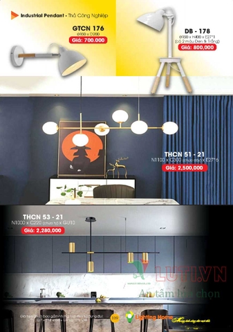 CATALOGUE ĐÈN TRANG TRÍ LIGHTING&HOME 2022 (P1)