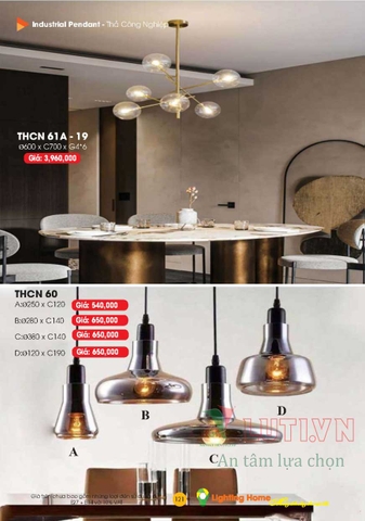 CATALOGUE ĐÈN TRANG TRÍ LIGHTING&HOME 2022 (P1)