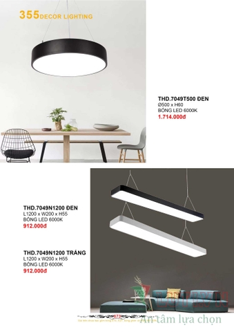 CATALOGUE BẢNG GIÁ ĐÈN LED TRANG TRÍ 355 NĂM 2021