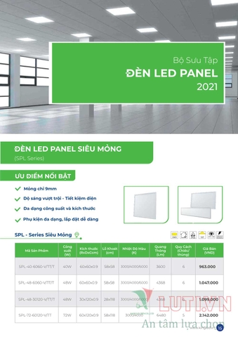 CATALOGUE BẢNG GIÁ ĐÈN LED KINGLED NĂM 2021