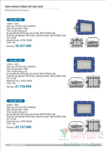 CATALOGUE BẢNG GIÁ ĐÈN LED PARAGON 2021-2022