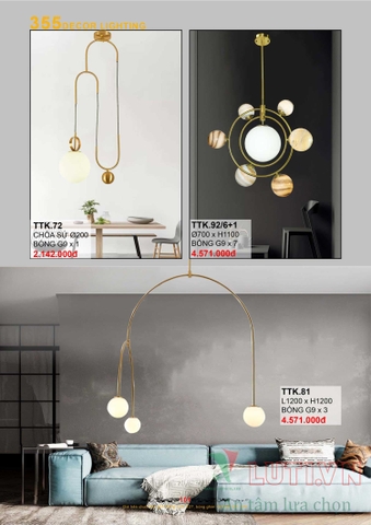 CATALOGUE BẢNG GIÁ ĐÈN LED TRANG TRÍ 355 NĂM 2021