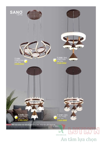 CATALOGUE BẢNG GIÁ ĐÈN LED TRANG TRÍ SANO 2021 (PHẦN 1)