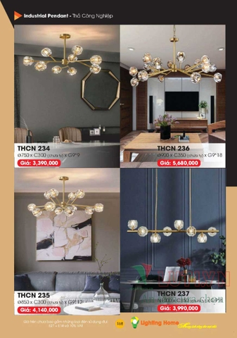 CATALOGUE ĐÈN TRANG TRÍ LIGHTING&HOME 2022 (P1)