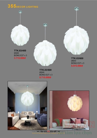 CATALOGUE BẢNG GIÁ ĐÈN LED TRANG TRÍ 355 NĂM 2021