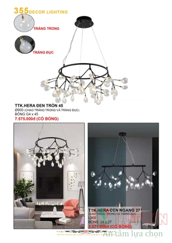 CATALOGUE BẢNG GIÁ ĐÈN LED TRANG TRÍ 355 NĂM 2021