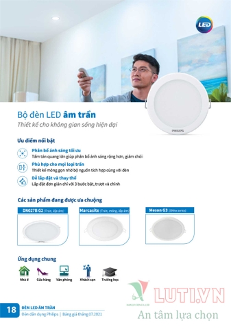 CATALOGUE BẢNG GIÁ ĐÈN DÂN DỤNG PHILIPS 2021