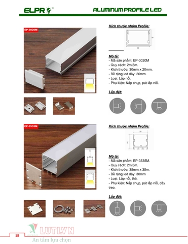 CATALOGUE ALUMINUM PROFILE LED