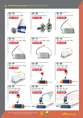 CATALOGUE ĐÈN TRANG TRÍ LIGHTING&HOME 2022 (P1)