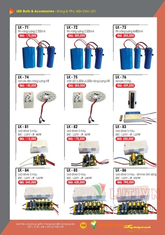 CATALOGUE ĐÈN TRANG TRÍ LIGHTING&HOME 2022 (P1)