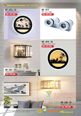 CATALOGUE ĐÈN TRANG TRÍ LIGHTING&HOME 2022 (P1)