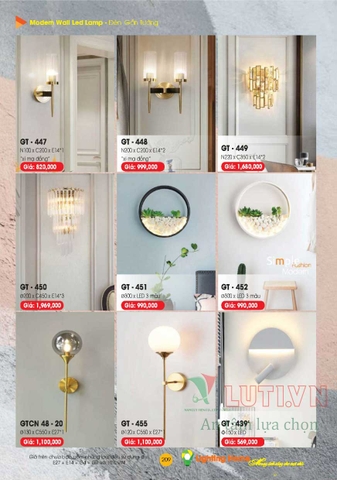 CATALOGUE ĐÈN TRANG TRÍ LIGHTING&HOME 2022 (P1)