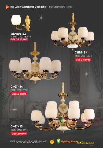 CATALOGUE ĐÈN TRANG TRÍ LIGHTING&HOME 2022 (P1)