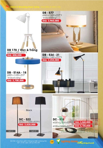 CATALOGUE ĐÈN TRANG TRÍ LIGHTING&HOME 2022 (P1)