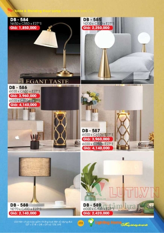 CATALOGUE ĐÈN TRANG TRÍ LIGHTING&HOME 2022 (P1)