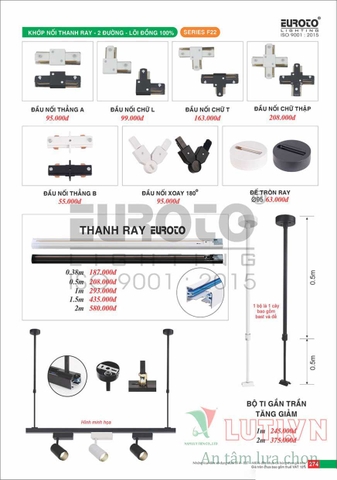 CATALOGUE ĐÈN TRANG TRÍ EUROTO 2022 (P2)