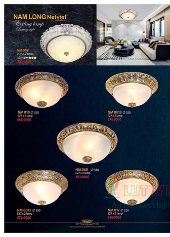 CATALOGUE BẢNG GIÁ ĐÈN LED TRANG TRÍ NAM LONG 2021 (PHẦN 2)