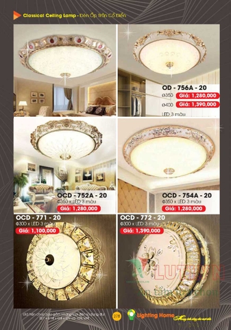 CATALOGUE ĐÈN TRANG TRÍ LIGHTING&HOME 2022 (P2)