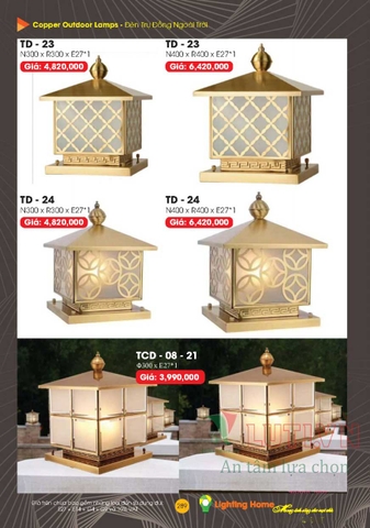 CATALOGUE ĐÈN TRANG TRÍ LIGHTING&HOME 2022 (P2)