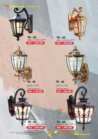 CATALOGUE ĐÈN TRANG TRÍ LIGHTING&HOME 2022 (P2)