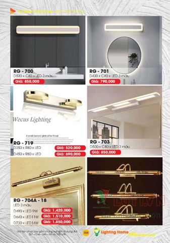 CATALOGUE ĐÈN TRANG TRÍ LIGHTING&HOME 2022 (P2)