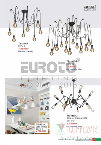 CATALOGUE ĐÈN TRANG TRÍ EUROTO 2022 (P2)