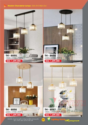 CATALOGUE ĐÈN TRANG TRÍ LIGHTING&HOME 2022 (P2)