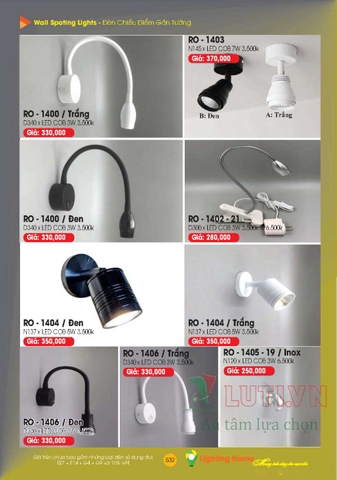 CATALOGUE ĐÈN TRANG TRÍ LIGHTING&HOME 2022 (P3)