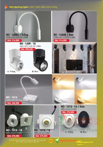 CATALOGUE ĐÈN TRANG TRÍ LIGHTING&HOME 2022 (P3)