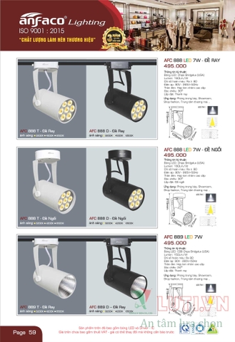 CATALOGUE BẢNG GIÁ ĐÈN LED ANFACO 2022