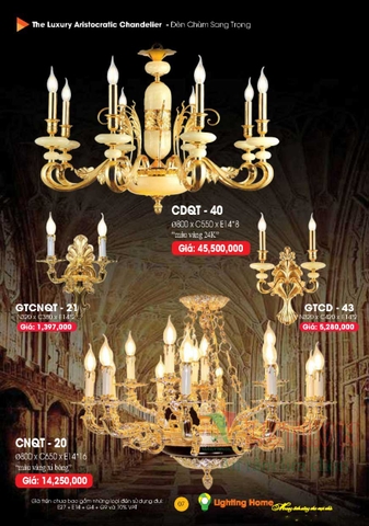 CATALOGUE ĐÈN TRANG TRÍ LIGHTING&HOME 2022 (P1)