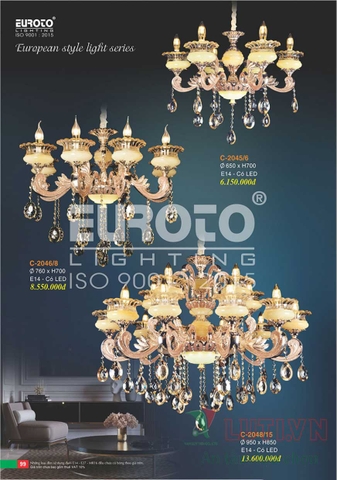 CATALOGUE BẢNG GIÁ ĐÈN TRANG TRÍ EUROTO 2022 (P1)