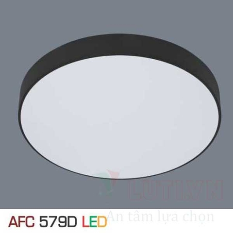 Đèn led ốp trần tràn viền tròn đen AFC-579D-15W