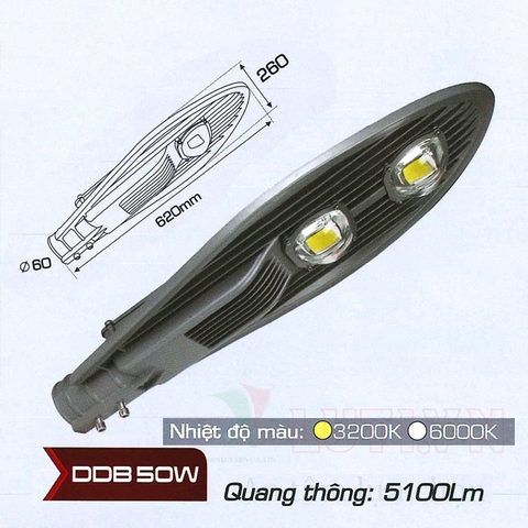 Đèn đường led AFC-BBD-50W