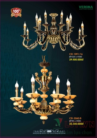 CATALOGUE BẢNG GIÁ ĐÈN LED TRANG TRÍ VERONA 2021 (PHẦN 1)