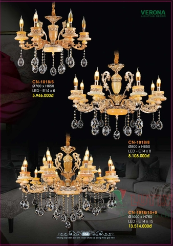 CATALOGUE BẢNG GIÁ ĐÈN LED TRANG TRÍ VERONA 2021 (PHẦN 1)