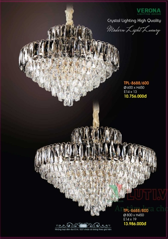 CATALOGUE BẢNG GIÁ ĐÈN LED TRANG TRÍ VERONA 2021 (PHẦN 1)