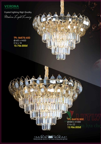 CATALOGUE BẢNG GIÁ ĐÈN LED TRANG TRÍ VERONA 2021 (PHẦN 1)