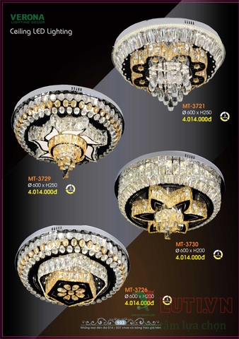 CATALOGUE BẢNG GIÁ ĐÈN LED TRANG TRÍ VERONA 2021 (PHẦN 1)