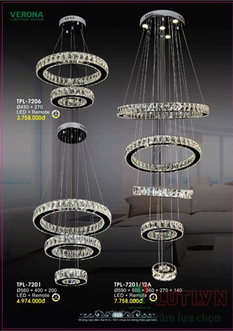 CATALOGUE BẢNG GIÁ ĐÈN LED TRANG TRÍ VERONA 2021 (PHẦN 1)