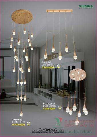 CATALOGUE BẢNG GIÁ ĐÈN LED TRANG TRÍ VERONA 2021 (PHẦN 1)