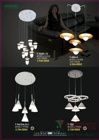 CATALOGUE BẢNG GIÁ ĐÈN LED TRANG TRÍ VERONA 2021 (PHẦN 1)