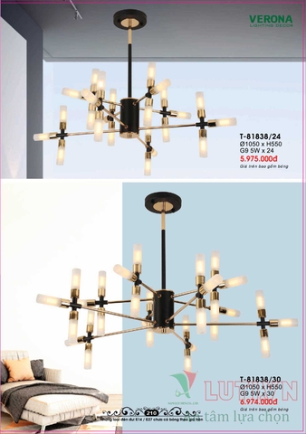 CATALOGUE BẢNG GIÁ ĐÈN LED TRANG TRÍ VERONA 2021 (PHẦN 1)