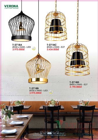 CATALOGUE BẢNG GIÁ ĐÈN LED TRANG TRÍ VERONA 2021 (PHẦN 1)