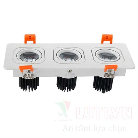 Đèn led âm trần 9W mẫu A DL-AW3X3